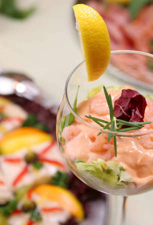 Shrimps cocktailの写真素材
