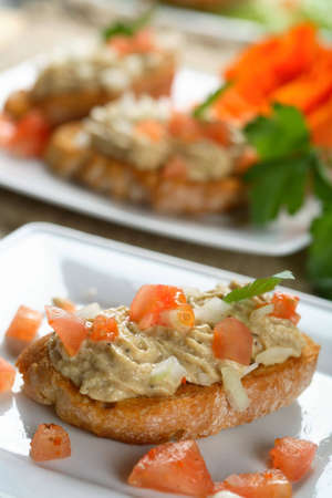 Aubergine spreadの写真素材