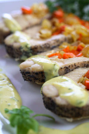 Stewed pikesの写真素材