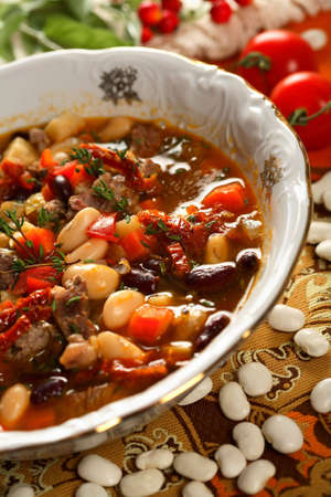 Beef with beanの写真素材