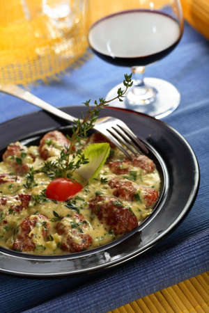 Veal cutletsの写真素材