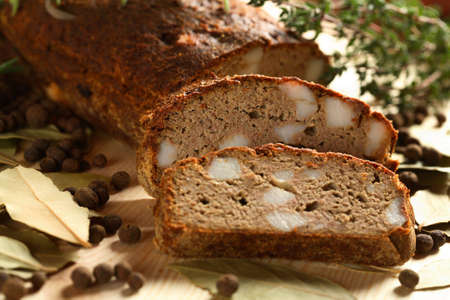 Pie made from porkの写真素材