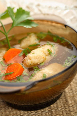 Noodles with pikeの写真素材