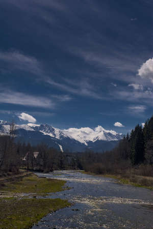 Brook in the mountainsの写真素材