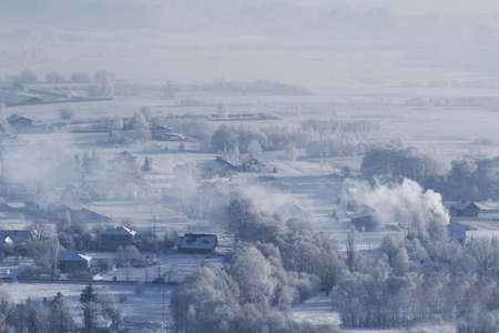 Winter landscapeの写真素材