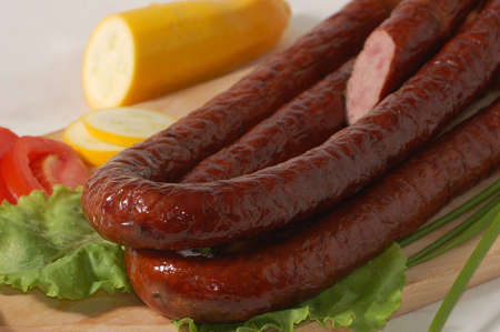 Delicious sausageの写真素材