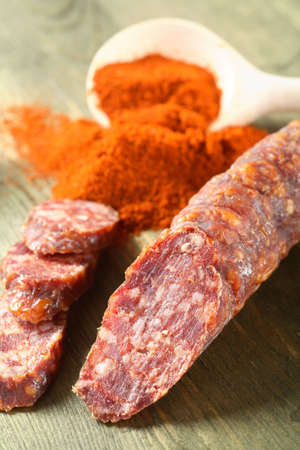 Sausage and chiliの写真素材