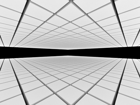 Abstract white blocks, 3d renderingの写真素材