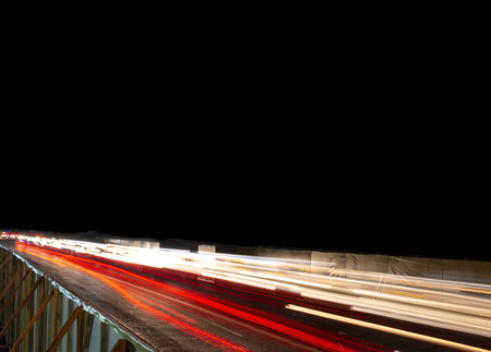Blurred Light on the road Motion