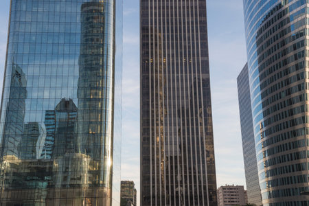 Shanghai Lujiazui Finance and Trade Zone of the modern cityの写真素材