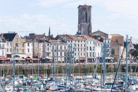 La Rochelle, France. La Rochelle is one of the oldest cities in France.の写真素材