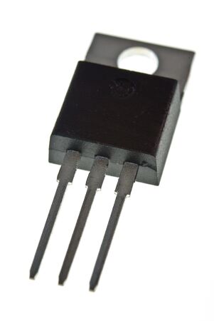 Power transistor view from bottom frontの写真素材