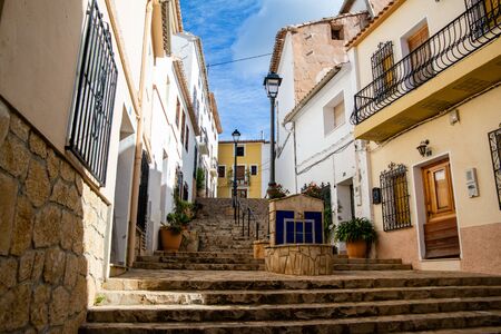 Polop, Valenciana, Spain - Nov 04 2019 Streets of Polopのeditorial素材
