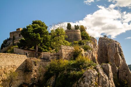 Polop, Valenciana, Spain - Nov 04 2019 : Streets and views of Guadalestのeditorial素材