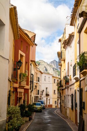 Polop, Valenciana, Spain - Nov 04 2019 Streets of Polopのeditorial素材