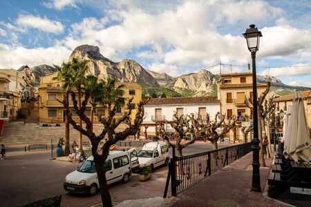 Polop, Valenciana, Spain - Nov 04 2019 Streets of Polopのeditorial素材
