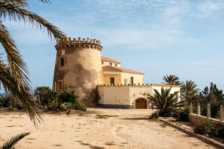 View of Torre or Tower in Spain on a warm sunny day on the Costa Blanca.の写真素材