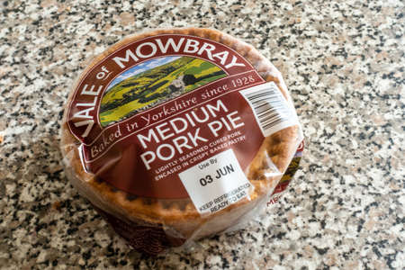 Valenciana, Spain - May 26 2020 : Vale of Mowbray mediun pork pieのeditorial素材
