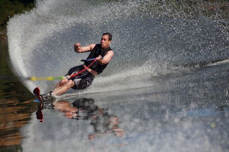 Man waterskiingの写真素材