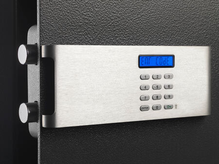 Electronic home safe keypadの写真素材