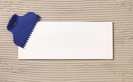 Tile Adhesive and tilesの写真素材