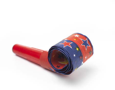 Isolated Party Horn Blower