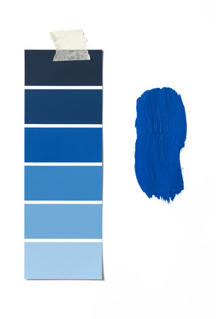 Isolated Paint Swatch and sampleの写真素材