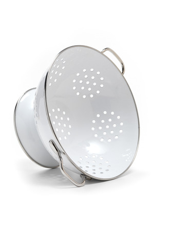 Isolated white Colanderの写真素材