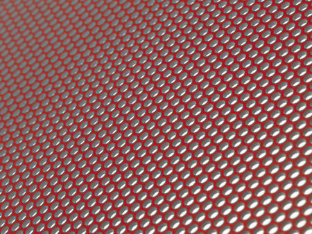 Red Wire Mesh Background