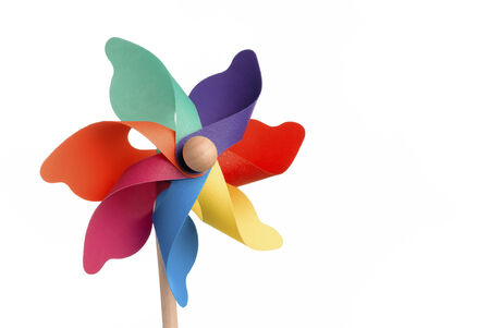 Pinwheel isolatedの写真素材