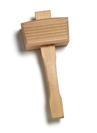 Isolated mallet for woodworkingの写真素材