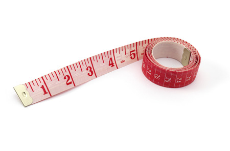 Isolated Tape Measureの写真素材