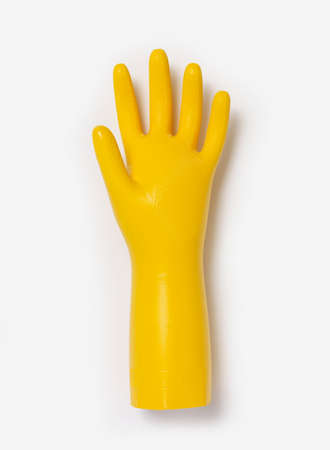 Isolated plastic handの写真素材
