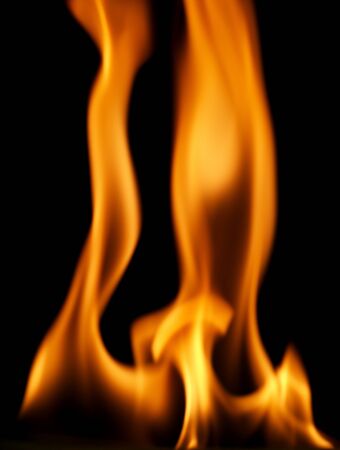 Glowing Fire Flameの写真素材