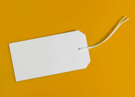 Blank tag isolated on backgroundの写真素材