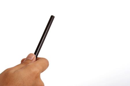 a pencil 