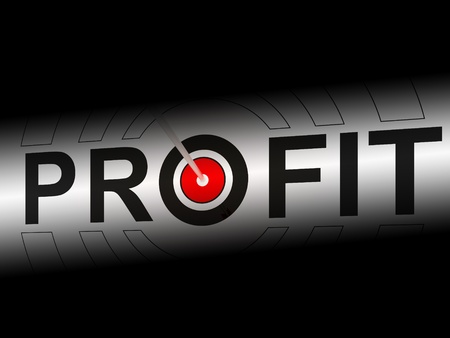 Profit Showing Earning Income And Investment Return