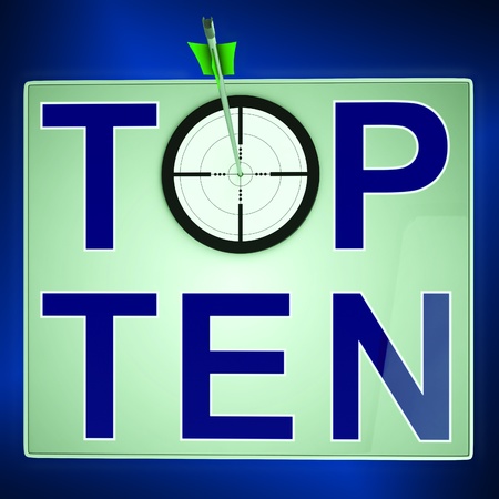 Top Ten Meaning Best Rated In Chartsの写真素材
