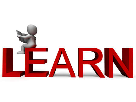 Learn Word Showing Education Knowledge Or Studyの写真素材