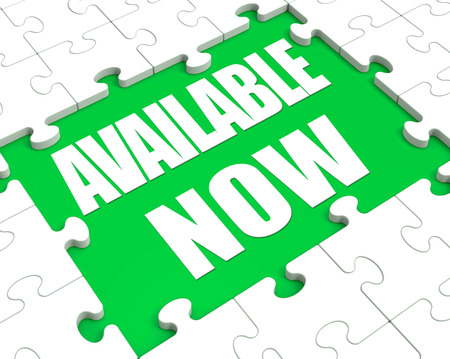 Available Now Puzzle Showing Product In Stock Or Order Available Now Puzzle Showing Product In Stock Or Order