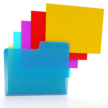 Folders Show Organizing Documents Filing And Paperwork