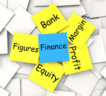 Finance Note Showing Equity Profit And Figures