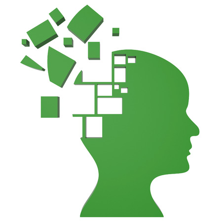 Ideas Puzzle Indicating Think About It And Contemplate Reflectionの写真素材