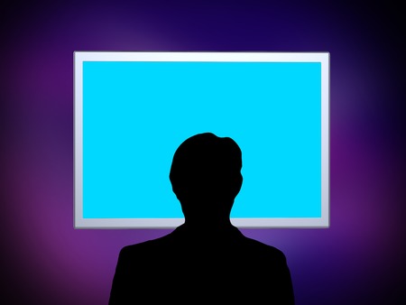 Screen Computer Meaning Blank Space And Keyboardの写真素材