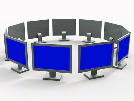 Monitors Copyspace Meaning Desktop Pc And Copy-Space