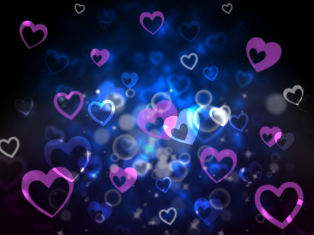 Hearts Background Meaning Love For Mother Father And Family 
の写真素材
