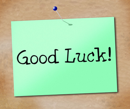Good Luck Representing Lucky Sign And Displayの写真素材