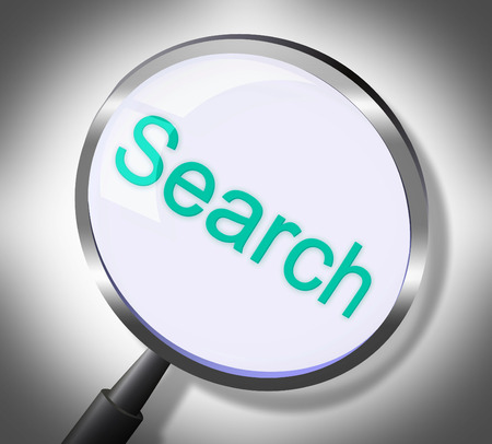 Search Magnifier Representing Gathering Data And Examineの写真素材