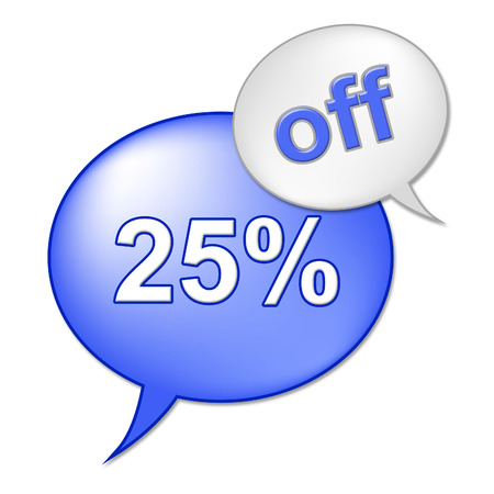 Twenty Five Percent Meaning Closeout Savings And Merchandise