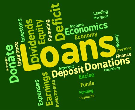 Loans Word Showing Borrow Wordcloud And Text Loans Word Showing Borrow Wordcloud And Text
